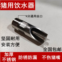 Positive stainless steel pig drinking water Pig Drinking Mouth Pig Drinking Water Bites Mouth Breeding Pig Farm Automatic Feeding Tap Equipment