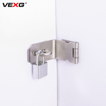 Thickened 304 stainless steel buckle buckle buckle anti-theft door 90 degree right angle latch door bolt door latch dormitory door latch lock