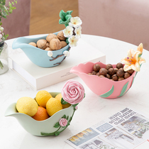 Creative dried fruit candy storage box home decorations personality living room decoration nut box snacks melon seeds dried fruit plate