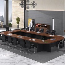 Creative Splicing Oval Conference Table Free Combination Thickening U Type Meeting Table Large Meeting Training Strip Table And Chairs