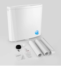 Liansu 2140 ultra-thin household toilet water tank double press silent squat toilet toilet tank wall type