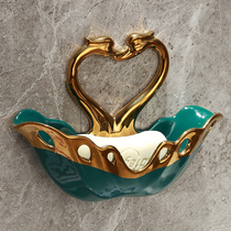 Wall-mounted suction cup soap box punch-free Creative bathroom cartoon soap rack cute and extravagant