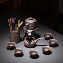 Zisha Kung Fu Tea Set Home Stone Mill Rotating Water Tea Maker Teapot Lazy Man Automatic Tea Maker
