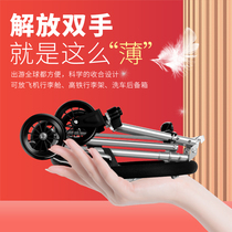 Sliding baby artifact light folding trolley portable four-wheel travel can sit and lie baby baby stroller