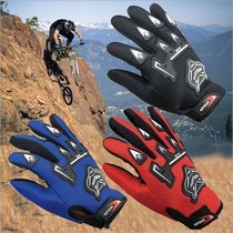 Spring and autumn cycling gloves all refer to men's and women's spring and summer fox tiger head bicycle mountain bike long finger gloves