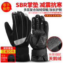Rock Brothers Riding Gloves Men and Women Winter Warm Thick Windproof Waterproof Ski Motorcycle Bike Gloves