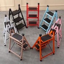 Ladder Home Herringbone Ladder Three-step Ladder Thickened Multi-function Folding Ladder Ladder Portable Reportable Folding Ladder