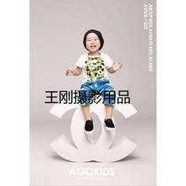 Childrens photography props wooden frame cuboid cube wooden pier cylindrical photography creative props
