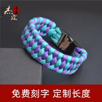 Hand-woven outdoor bracelet sharp blade tactics survival field umbrella rope bracelet weaving rescue special forces attack the same model