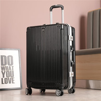  Net celebrity luggage tide password box Aluminum frame trolley box universal wheel large capacity suitcase Travel luggage male lock buckle