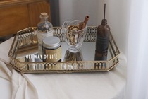 OLI WAY OF LIFE Creative Home glass mirror metal tray