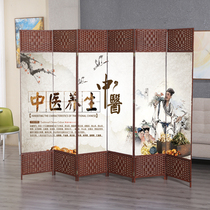 Screen folding mobile partition wall living room simple modern bedroom shelter home beauty bed health folding screen