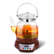 Rongshijin SD-1400A thickened glass tea boiling teapot electric kettle electric kettle 1.3L black teapot