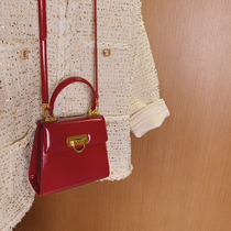 bridal bag red wedding kits 2022 new Chaolie bags genuine leather single shoulder sloped satchel handbag womens atmosphere