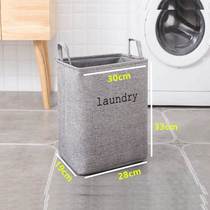 Folding large number containing basket cotton linen fabric Dirty Laundry Basket Laundry Basket Home Clothing Toy to put dirty clothes
