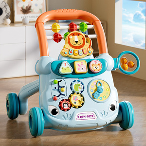 学步推车婴儿手推车玩具推着走扶站神器多功能13宝宝学走路助步车