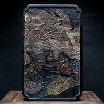 Two Room Turnout old objects Four Treasures Hui ink Anhui old ink block ink bar pine smoke ink