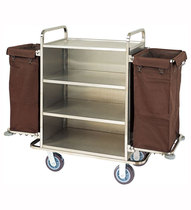 Hotel room service car fire board steel plate cleaning car towel truck collection truck cloth trolley trolley