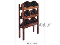 AJ-10 wine barrel rack European bar decoration wine barrel wine cabinet solid wood wine storage barrel carbonized anti-corrosion bar wine rack