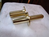 Billiard club connector Tai chi health stick 3 4 high-end handmade air pressure wooden stick link screw