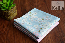 keika export Japan Japanese style pure cotton womens handkerchief handkerchief sweat towel square towel Wrist towel Birthday gift