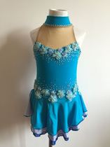 Garnet figure skating clothing skating performance clothing children Adult Ice Butterfly clothing
