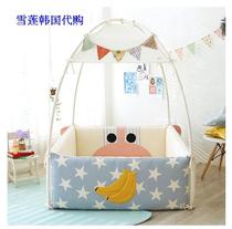 International direct delivery Korean baby wide kapok bed game bar with toy hanger
