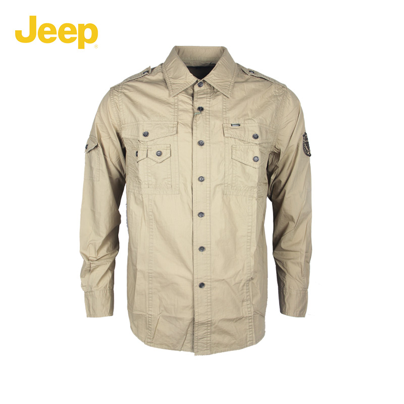 JEEP 吉普 纯棉男士衬衫 JS13WH039 天猫旗舰店在售720元 吊牌