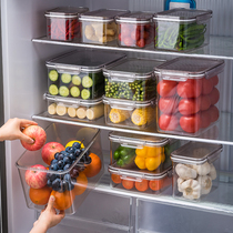 Refrigerator vegetable storage box Large capacity fruit crisper household food storage finishing artifact sealed with lid