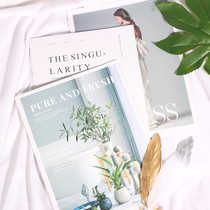 Photography English magazine Food shooting background cloth ins decoration posing Newspaper Photo props Book decoration jewelry