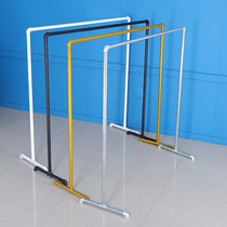 Clothing store display stand on the floor shelf night market rack household simple single pole rack water pipe drying rack bag