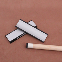 Aluminum alloy double-sided leather head file repair Rod leather head grinding tool 2 in 1 leather head maintenance tool billiard accessories