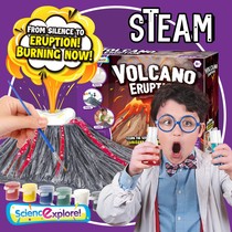 Volcanic eruption steam magic science experimental toy set drawing handmade diy material childrens educational creativity
