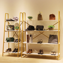 Clothing store hangers clothing rack floor-standing Zhongdao multifunctional shoe bag wrought iron display rack display rack