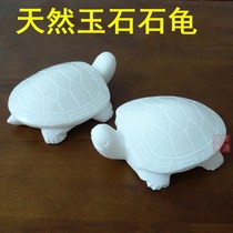 Town house natural white marble stone turtle stone turtle stone turtle jade stone turtle home furnishings