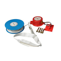  High-floor fire household escape parachute safety rope Fire life-saving rope Steel wire emergency survival suit
