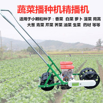 New hand-push vegetable planter cabbage carrot coriander green vegetable fine sowing small agricultural sowing machine