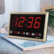 LED digital perpetual calendar electronic clock clock living room 2021 New Home clock luminous table clock sitting clock