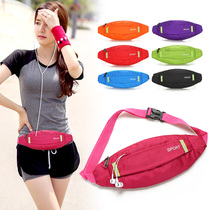 Sports multifunctional waterproof waist bag men and women large capacity cash register bag business canvas mobile phone bag chest bag