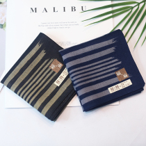 And sounddays mens handkerchief handkerchief cotton linen breathable sweat-and-sweat quick dry square towels Companion Gift business