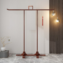 Chinese style solid wood kimono coat rack Hanfu display rack T model Tang Dynasty clothing display costume dragon robe