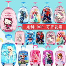 Childrens trolley box cartoon 16 inch male and female student suitcase 18 inch cute baby custom suitcase universal wheel