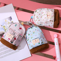 Sen Zero Money Bag Fields Garden Small Broken Flowers Key Small Braces Bag Mini Cute Containing Wallet Canvas Bag student