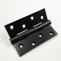 Black stainless steel hinge bearing flat open wood door hinge folding loose sheet 14 8 thick shaft 4 inches