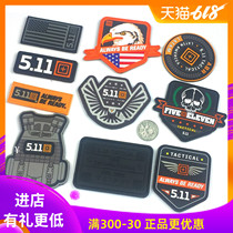 USA 5 11 outdoor military fans accessories armband embroidery cloth PVC Velcro chapter 511 personality morale Velcro