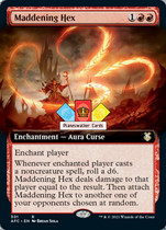 AFR Commander Juzhen Expanded Painting Single Card English Gold Crazy Witch Mantra 301