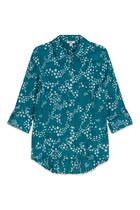 British 08 15 famous NEXT womens new lapel floral thin and comfortable all-match shirt
