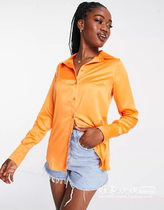 British 07 29 2022 trend-oriented womens new lapel long-sleeved comfortable all-match shirt