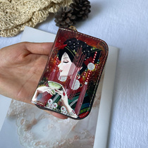 Amphman New Card Bag Woman Card General Formula Small Mini Zipped Sleeve Ultra Slim Use Name Sheet Clip