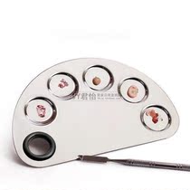 Factory direct sale makeup palette knife stainless steel five finger palette set